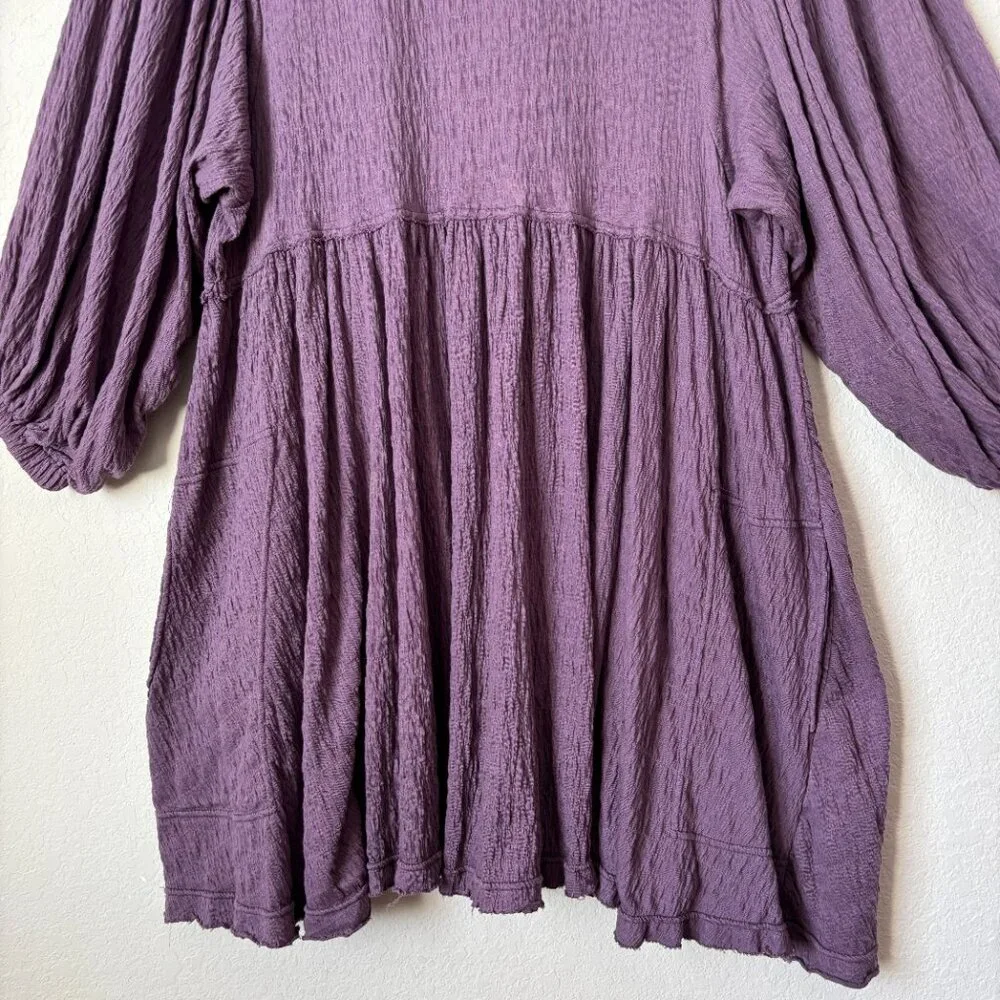 Free People Beach Boho Gauzy Get Obsessed Babydoll Dress - Picture 6 of 13